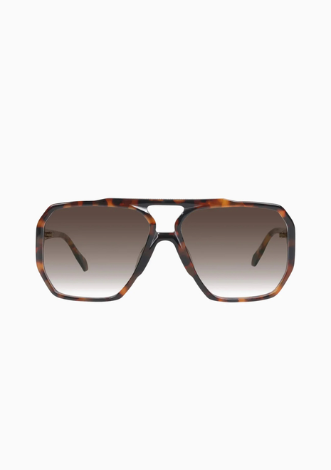 Valley | Rodeo Dark Tortoise WIth Gold Metal/ Brown GradientLens