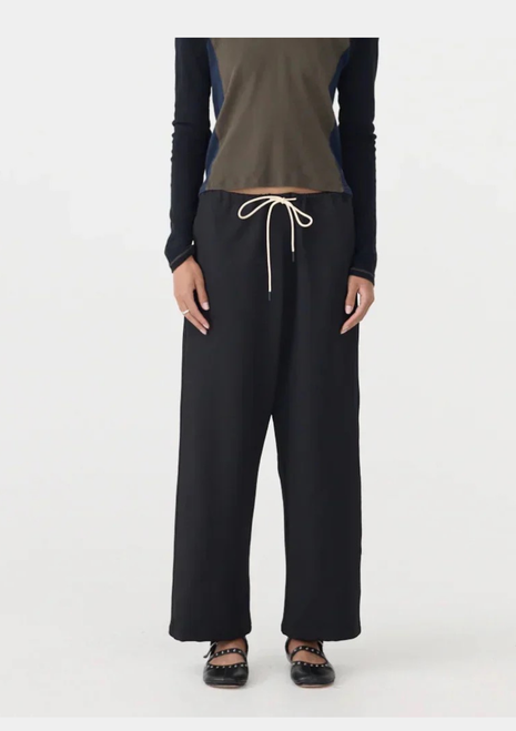 Bassike | Twill Minimal Pant - Black