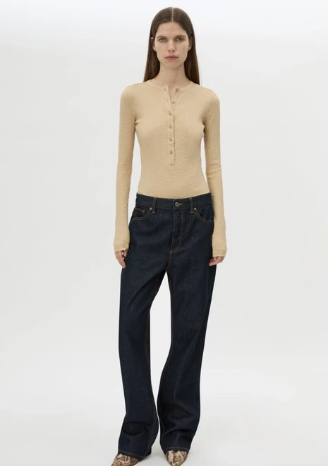 C&M | Orion Slub Jersey Bodysuit - Camel