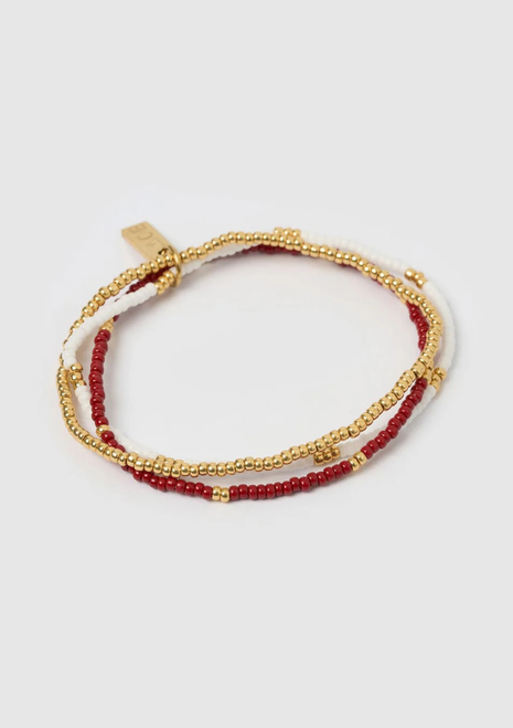 Arms Of Eve | Sunny Bracelet Set - Burgundy