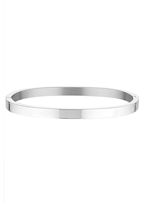 Porter Jewellery | Dylan Bangle Silver - Plain (OS)