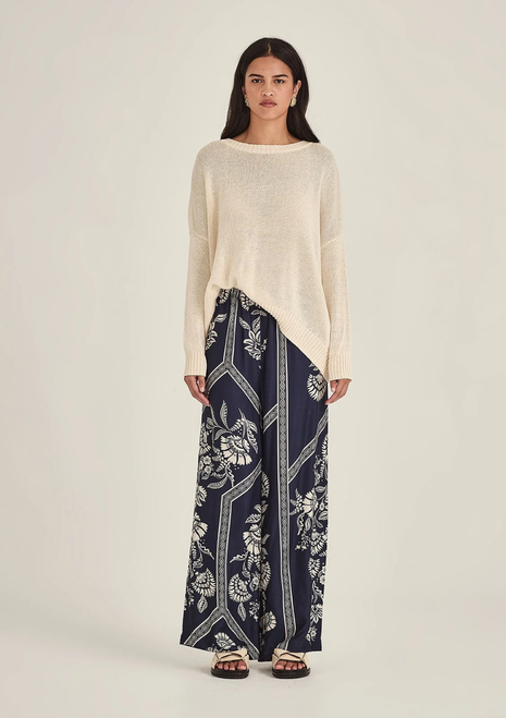 Sills & Co | Mondo Print Pant - French blue