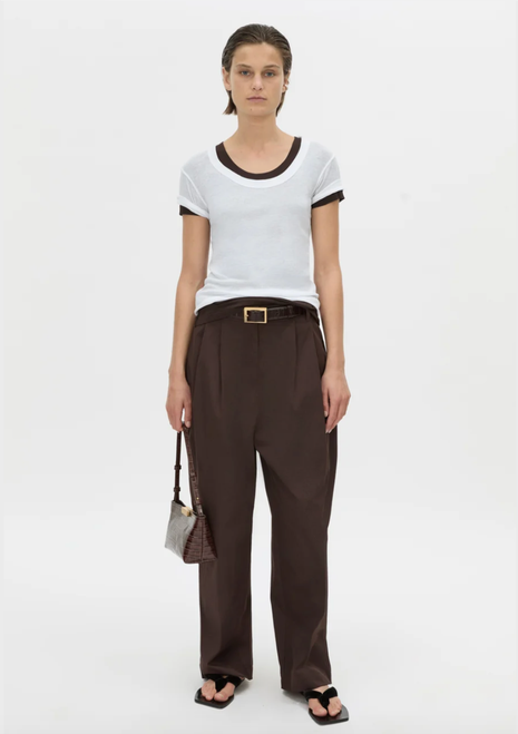 C&M | Lola Relaxed Pant - Hickory