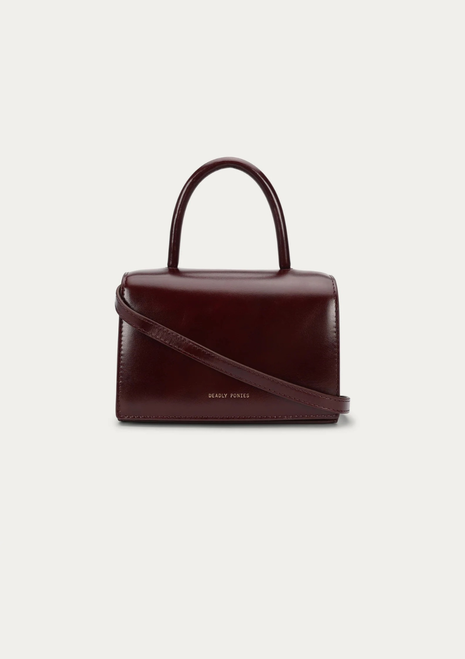 Deadly Ponies | Jagger Bag - Dark Cherry Gloss