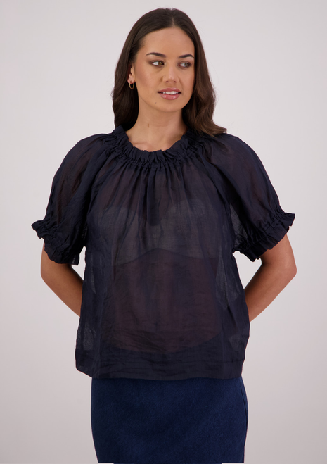 Briarwood | Teddy Top Ramie - Ink