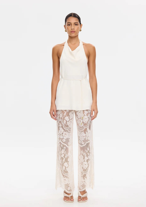 Kivari | Arabella Lace Pant - Cream