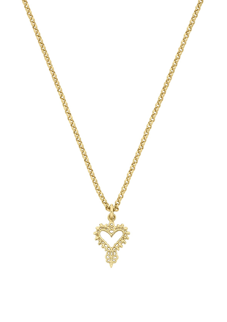 Zoe & Morgan | Mini Gypsy Heart Necklace - 22k Gold Vermeil