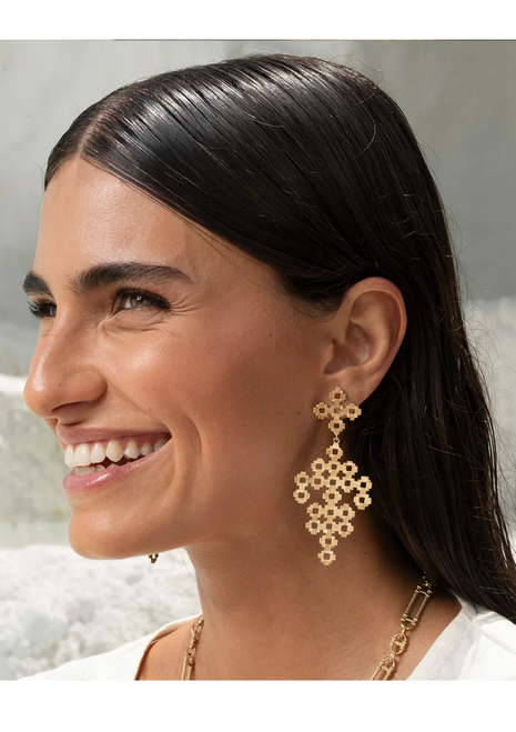 Zoe & Morgan | Chimi Earrings - 22k Gold Vermeil
