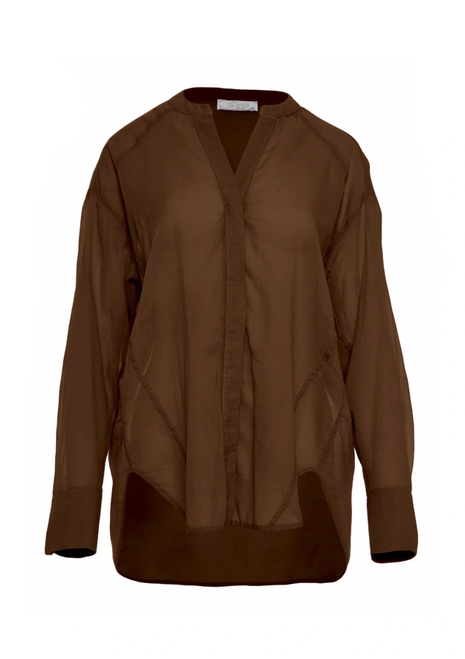 Devotion Twins | Palm Shirt - Brown