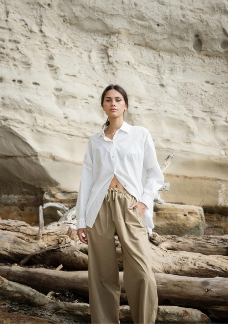 Sophie | Effortless Pant - Sand
