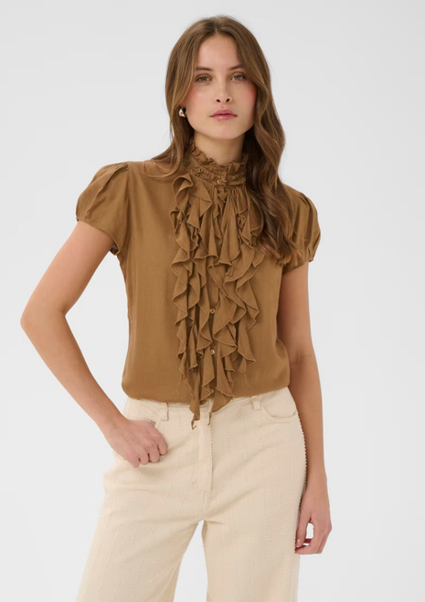 Saint Tropez | Elli SS Shirt - Toasted Coconut