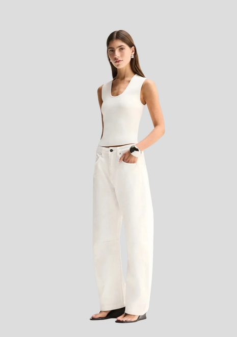 Elka | Mayfield Denim Pant - Ivory