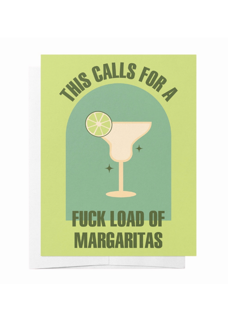 Bad On Paper | Margaritas - Green Life Events & Birthday Greeting Card