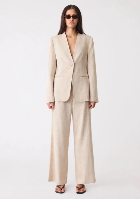 Esmaee | Etch Blazer - Sand