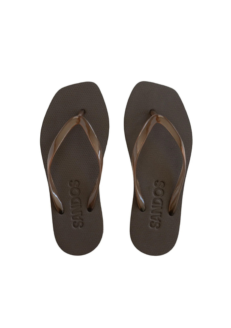 Sandos | Jelly Tapered Platflorm - Espresso