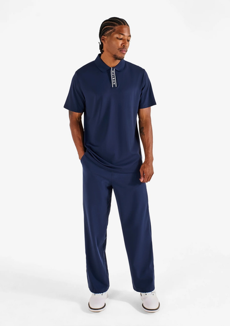 Malbon | Block Placket Polo - Navy