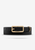 Status Anxiety | Muse Leather Belt - Black/Gold