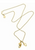Karen Walker | Acron & Leaf Necklace 50m - Gold Plated Karen Walker | Acron & Leaf Necklace 50m - Gold Plated