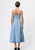 Mossman | In A Daze Midi Dress - Vintage Blue Mossman | In A Daze Midi Dress - Vintage Blue