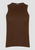 Bassike | Seam Detail Tank - Chocolate Brown Bassike | Seam Detail Tank - Chocolate Brown