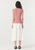 Bassike | Stripe Rib Muscle Tank - Red/White