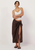 Dear Dylan | Shell Tuck Sarong - Walnut