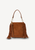 Saben | Coco Mini Bag - Tan Suede + Fringe