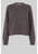 Second Female | Banja Knit Raglan O-Neck - Mid Grey Melange