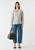 Esmaee | Whisper V Neck Sweater - Silver