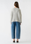 Esmaee | Whisper V Neck Sweater - Silver