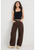 Among The Brave | Varsity Forward Seam Barrel Jeans - Chocolate