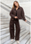 Among The Brave | Varsity Forward Seam Barrel Jeans - Chocolate