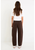 Among The Brave | Varsity Forward Seam Barrel Jeans - Chocolate