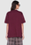 Ena Pelly | Ivy Relaxed Tee - Burgundy