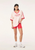 P.E Nation | Spinout Baseball Tee - Soft Pink