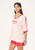 P.E Nation | Spinout Baseball Tee - Soft Pink