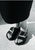 La Tribe | Buckle Strap Platform - Black