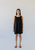 Sophie | Linen Mini Dress - Black