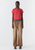Bassike | Raw Edge Baby T-Shirt - Bright Red