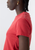 Bassike | Raw Edge Baby T-Shirt - Bright Red
