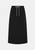 Bassike | Crushed Cotton Minimal Skirt - Black
