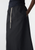 Bassike | Crushed Cotton Minimal Skirt - Black