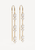 By Charlotte | In The Stars Thread Earrings - 18K Gold Vermeil
