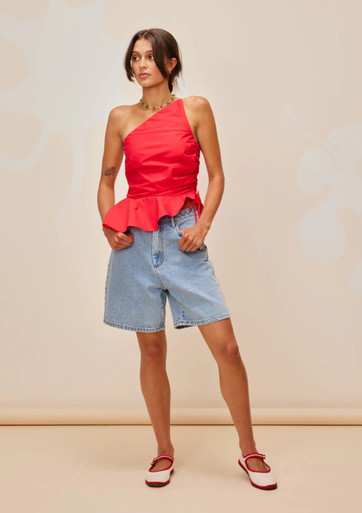 Ruby | Solar Relaxed Short - Light Blue - Contain Boutique
