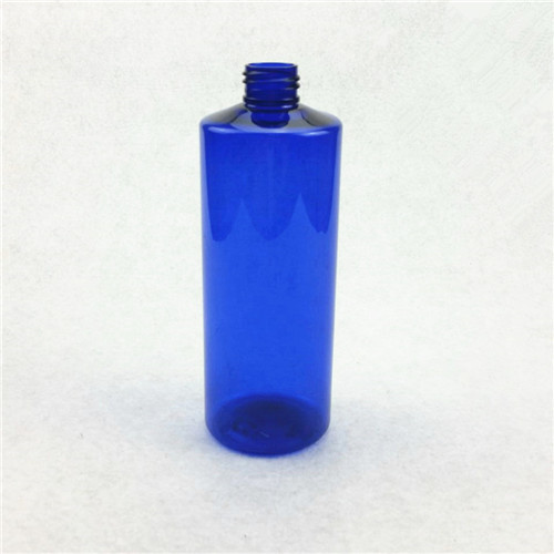 12oz Blue PET Cylinder Bottle with 24410 Neck 12oz Blue PET Cylinder Bottle with 24410 Neck