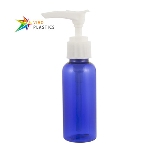 50ml PET Round Shoulder Bottle with Lotion Pump  50ml PET Round Shoulder Bottle with Lotion Pump