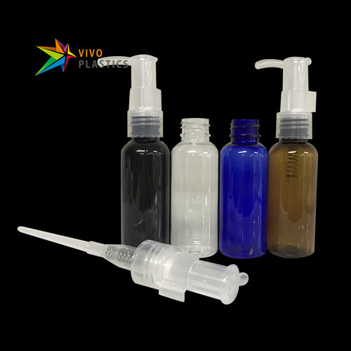 50ml PET Round Shoulder Bottle with Oil Pump 50ml PET Round Shoulder Bottle with Oil Pump