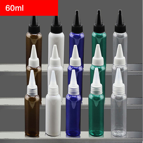 60ml PET Round Shoulder Bottle with Twist Top Cap  60ml PET Round Shoulder Bottle with Twist Top Cap