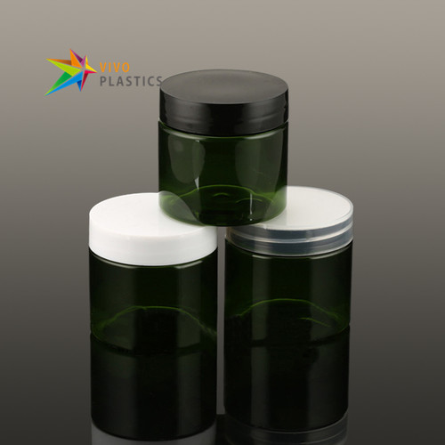 50g Green PET Plastic Cosmetic Jar with Lid 50g Green PET Plastic Cosmetic Jar with Lid