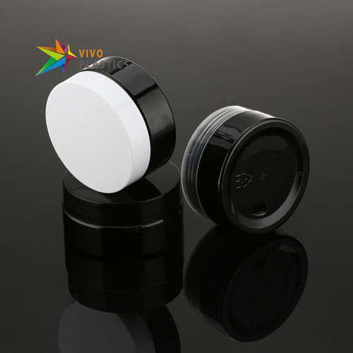 50g Black PET Plastic Cosmetic Jar with Lid 50g Black PET Plastic Cosmetic Jar with Lid